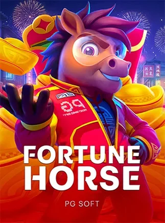 ภาพหน้าปกเกมสล็อตอาชาทองคำ Fortune Horses จากค่าย PG Soft
