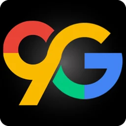 ตราสัญลักษณ์ของผู้พัฒนาเกมรหัส G9 บนพื้นหลังเรียบ